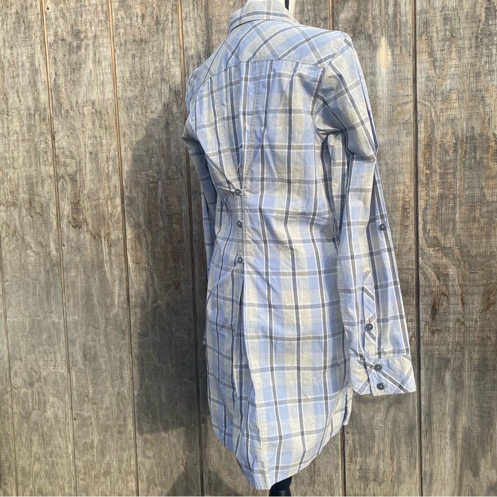 Columbia Sapphire Peak Long Sleeve Henley Shirt Dress Size M - Picture 9 of 12